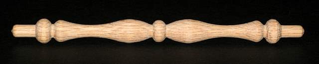 5-3/4" Oak Wood Furniture Spindle - Click Image to Close